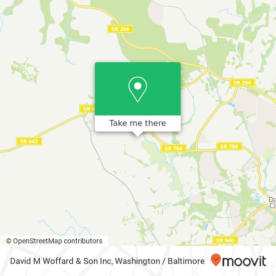 David M Woffard & Son Inc map