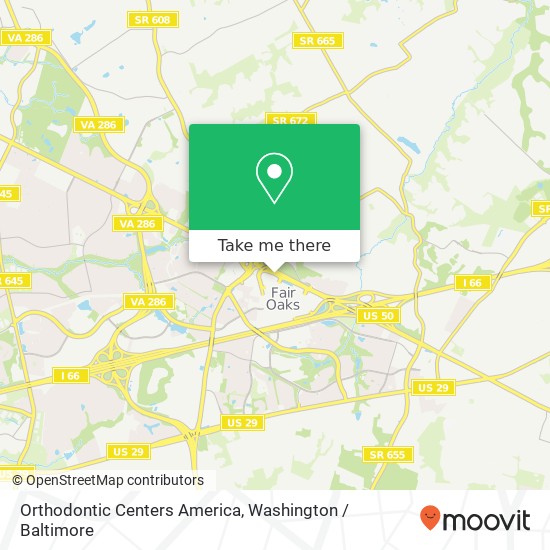 Orthodontic Centers America map