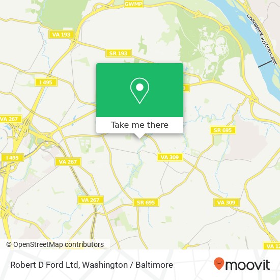Robert D Ford Ltd map