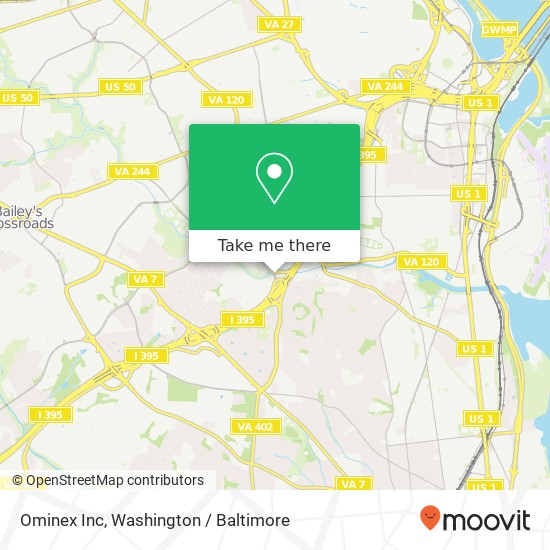 Ominex Inc map