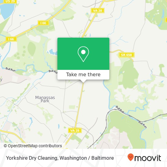 Yorkshire Dry Cleaning map