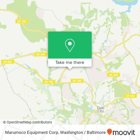 Marumsco Equipment Corp map