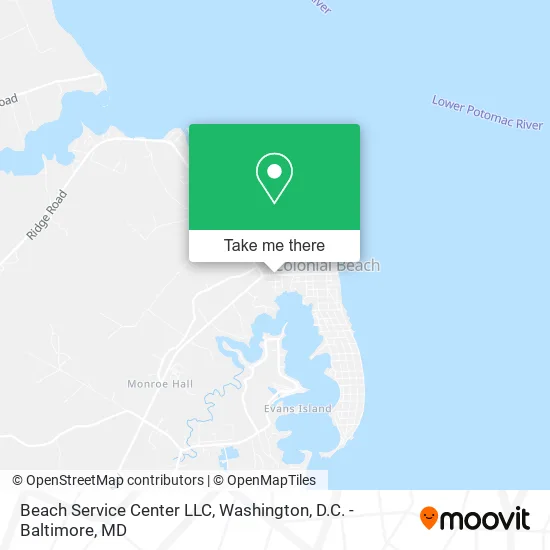 Beach Service Center LLC map