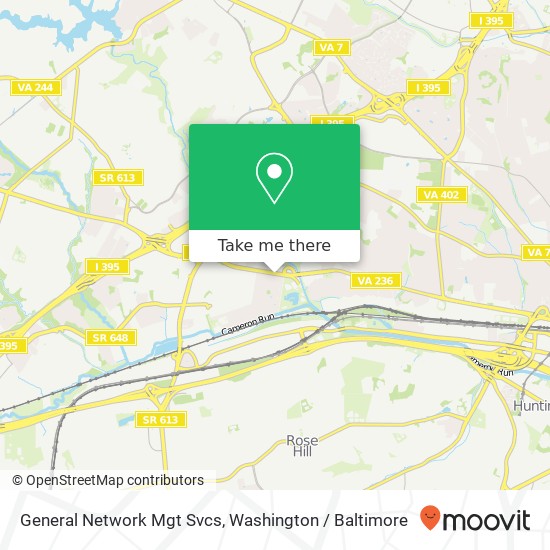 Mapa de General Network Mgt Svcs