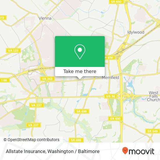 Allstate Insurance map