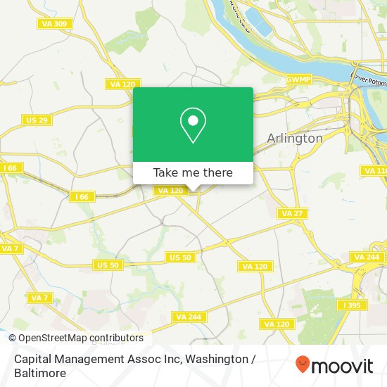 Capital Management Assoc Inc map