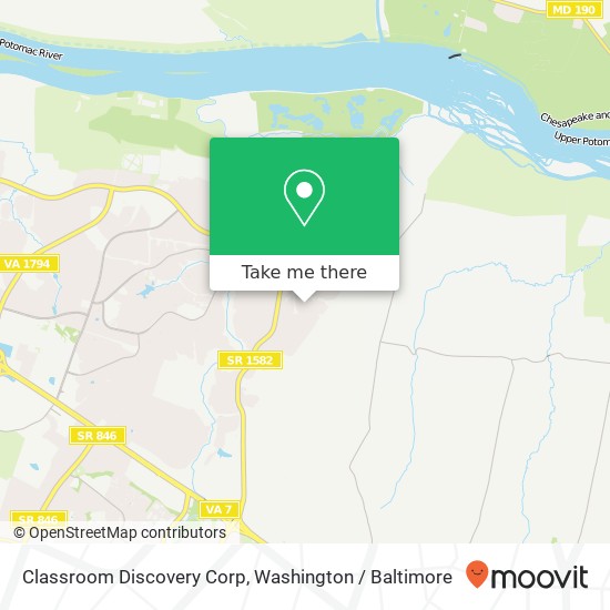 Classroom Discovery Corp map