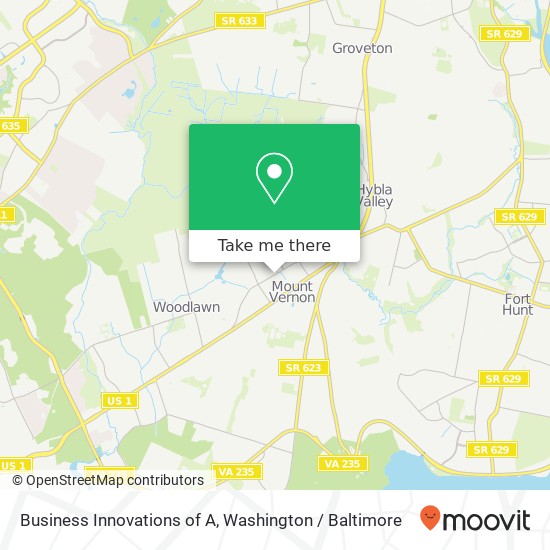 Mapa de Business Innovations of A