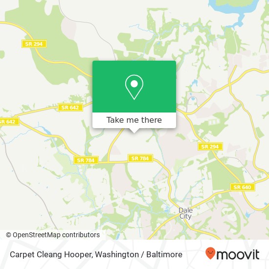 Carpet Cleang Hooper map