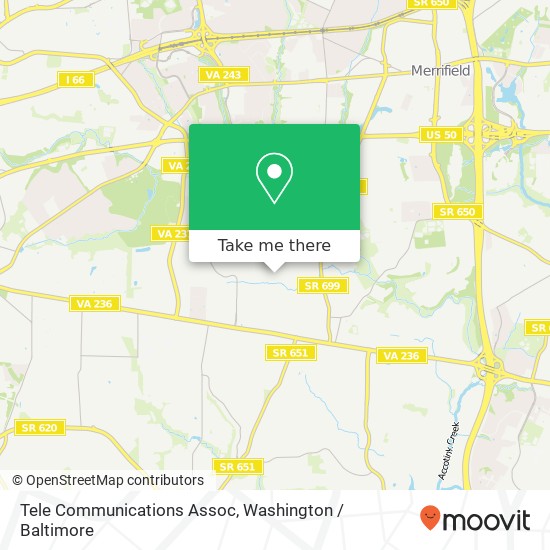 Tele Communications Assoc map