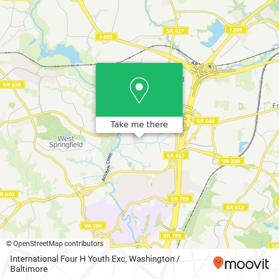 Mapa de International Four H Youth Exc