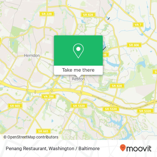 Mapa de Penang Restaurant