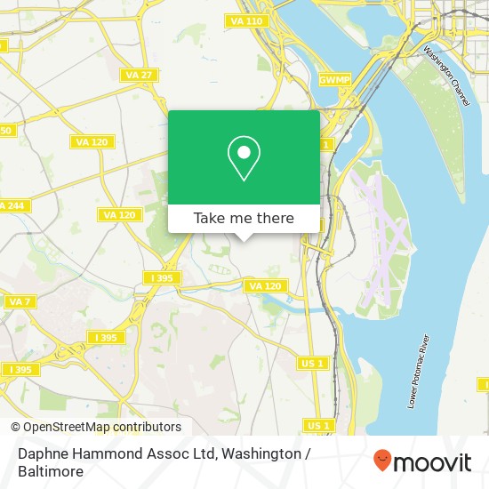 Daphne Hammond Assoc Ltd map