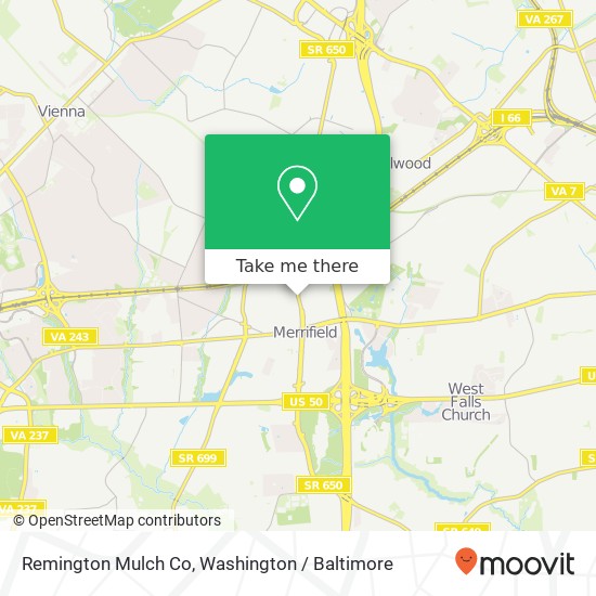 Mapa de Remington Mulch Co