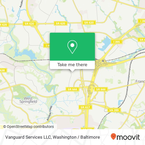 Mapa de Vanguard Services LLC