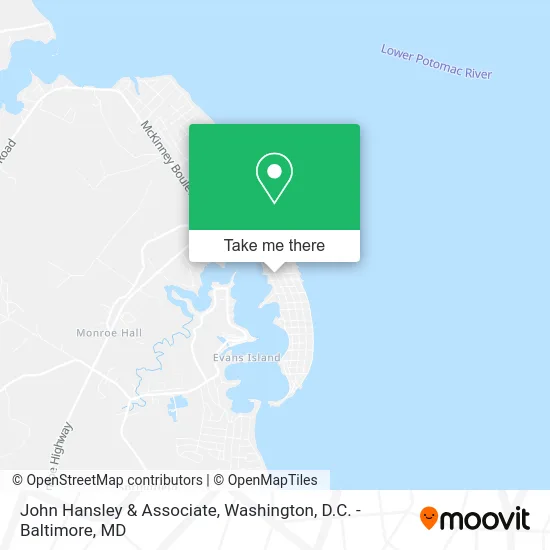 John Hansley & Associate map