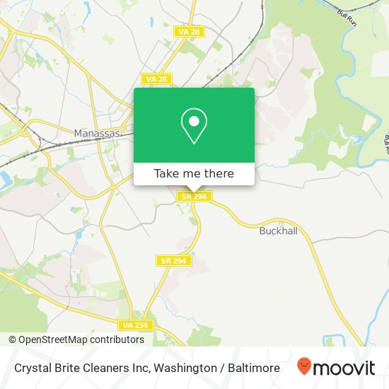 Mapa de Crystal Brite Cleaners Inc