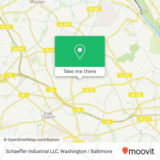 Mapa de Schaeffer Industrial LLC