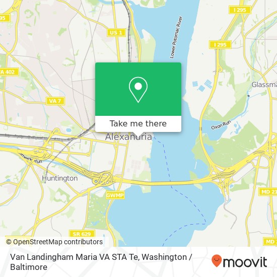 Van Landingham Maria VA STA Te map