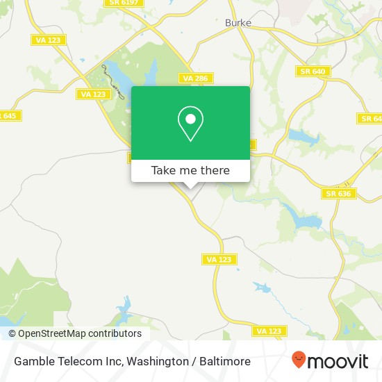 Gamble Telecom Inc map