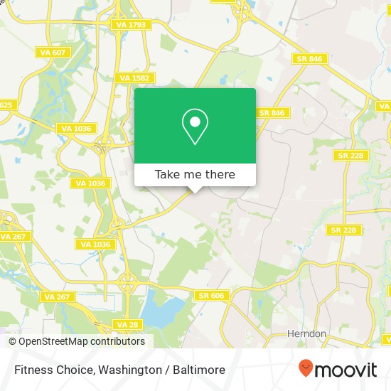 Mapa de Fitness Choice