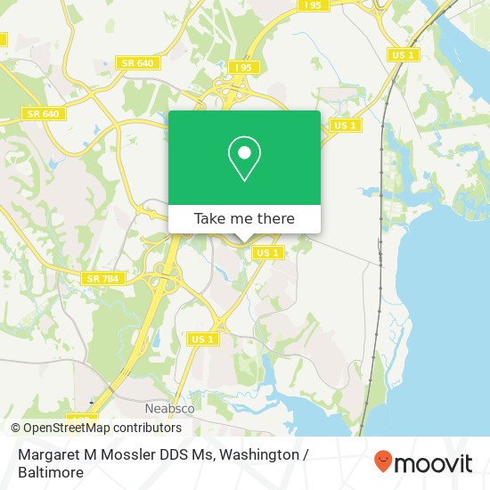 Mapa de Margaret M Mossler DDS Ms