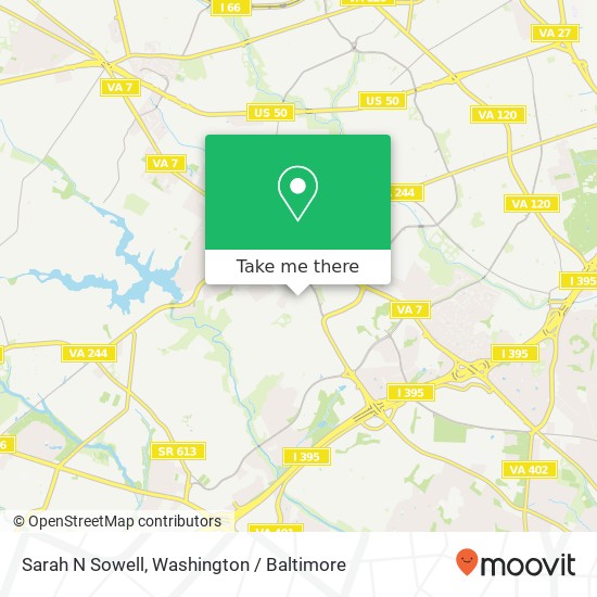 Mapa de Sarah N Sowell