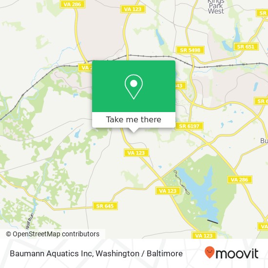 Mapa de Baumann Aquatics Inc