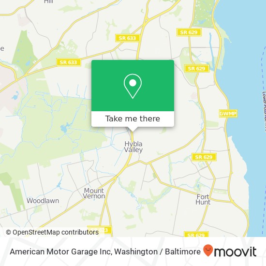 Mapa de American Motor Garage Inc