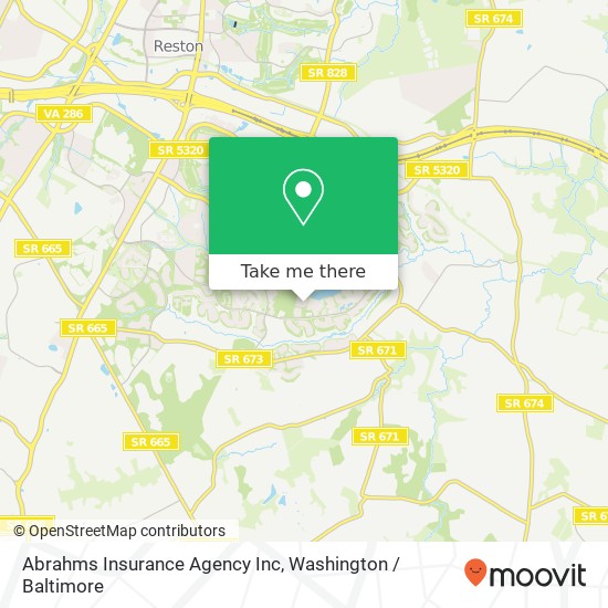 Mapa de Abrahms Insurance Agency Inc