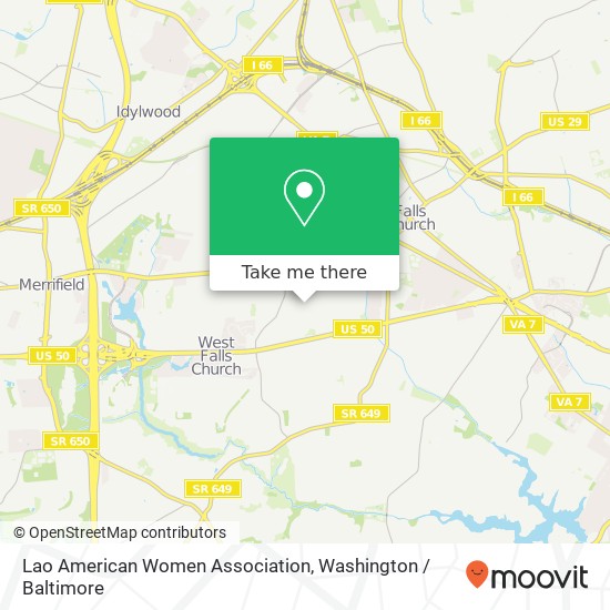 Mapa de Lao American Women Association