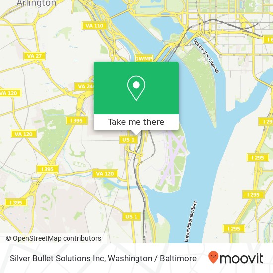 Mapa de Silver Bullet Solutions Inc