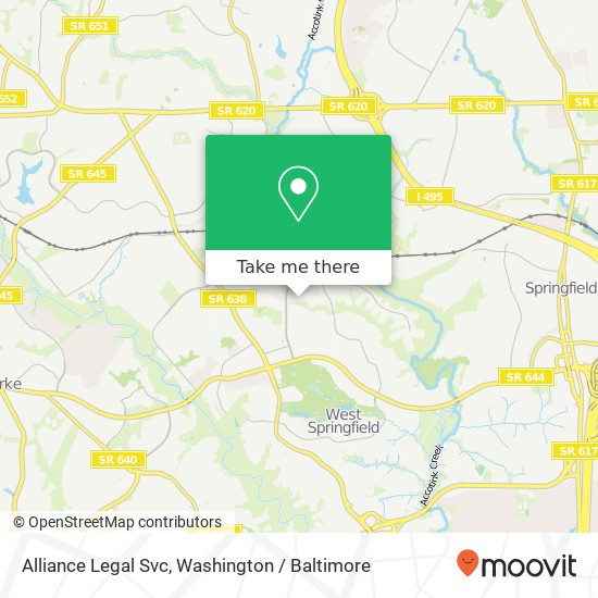 Alliance Legal Svc map