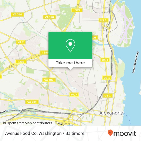 Avenue Food Co map