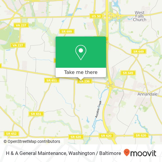 Mapa de H & A General Maintenance