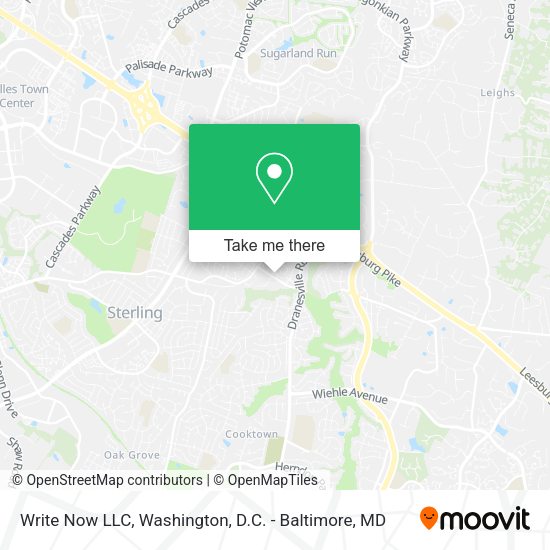 Write Now LLC map