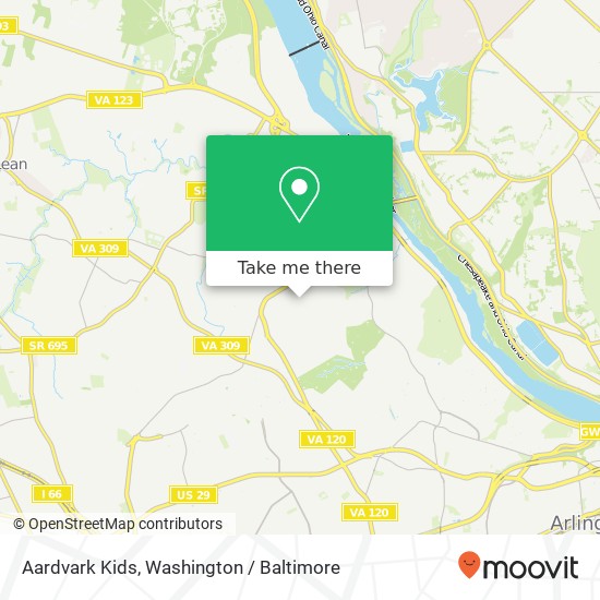 Mapa de Aardvark Kids