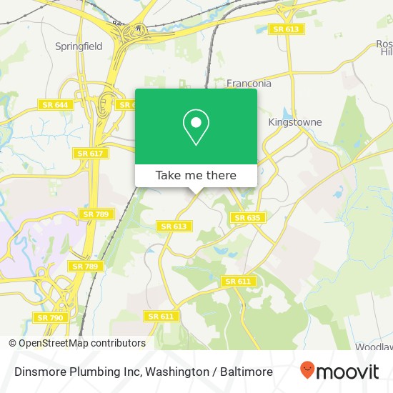 Dinsmore Plumbing Inc map