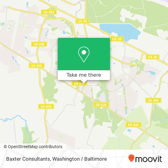 Mapa de Baxter Consultants