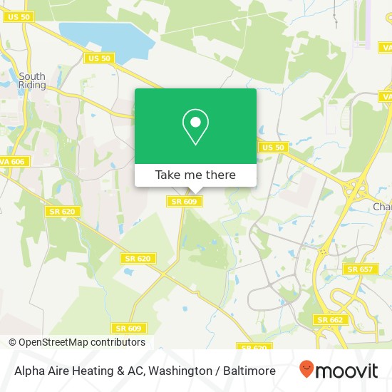 Alpha Aire Heating & AC map