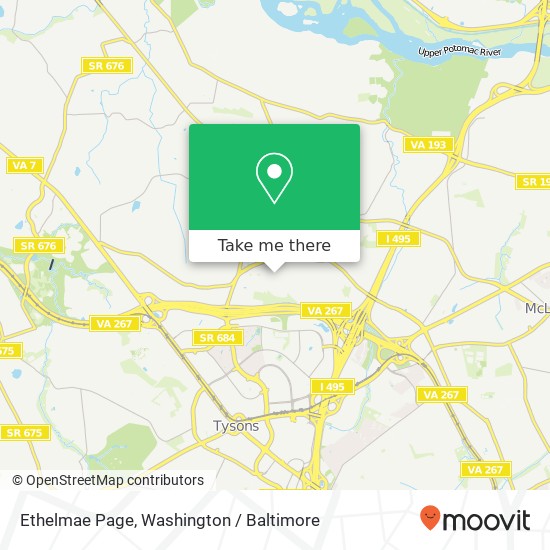 Mapa de Ethelmae Page