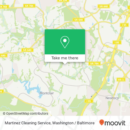 Mapa de Martinez Cleaning Service