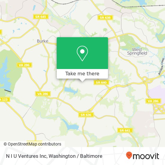 N I U Ventures Inc map