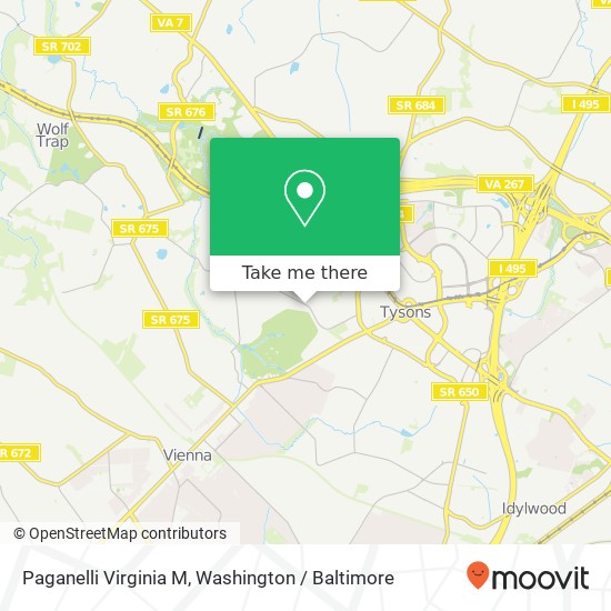 Paganelli Virginia M map