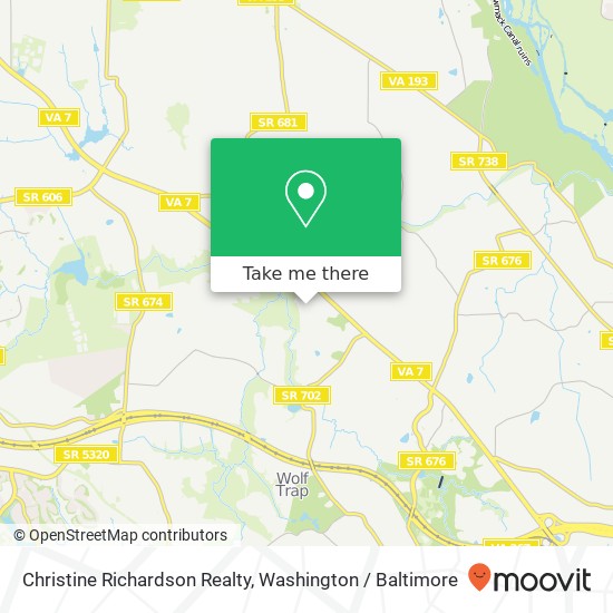 Mapa de Christine Richardson Realty