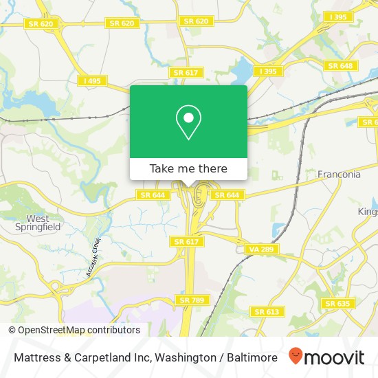 Mattress & Carpetland Inc map