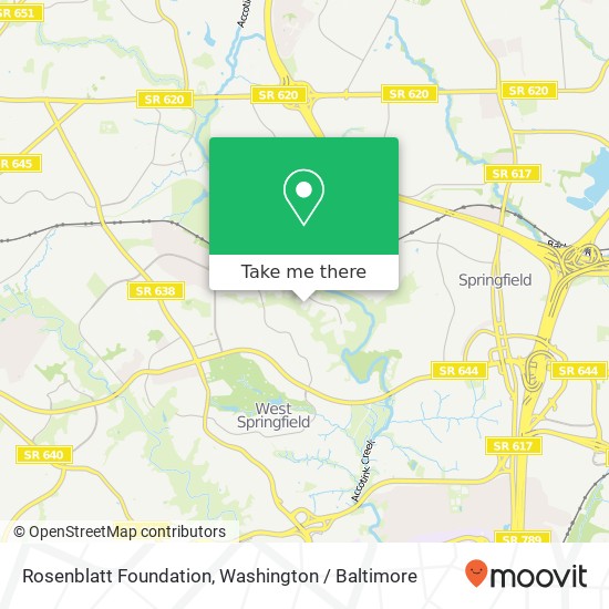 Mapa de Rosenblatt Foundation