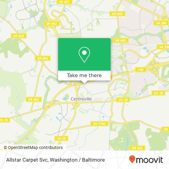 Allstar Carpet Svc map