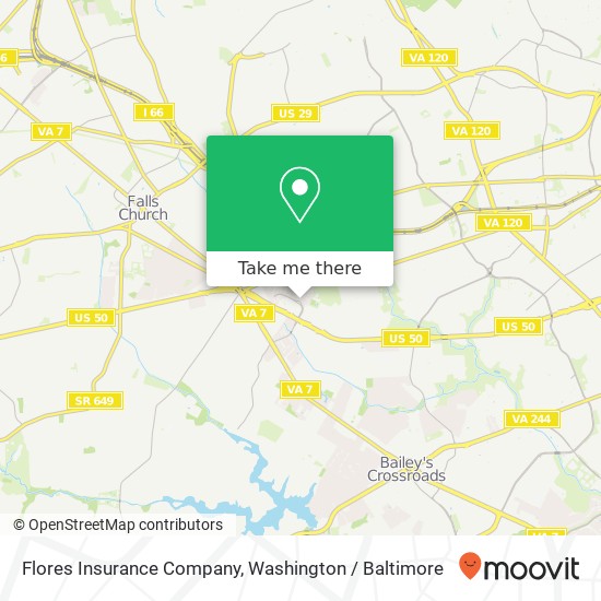 Flores Insurance Company map