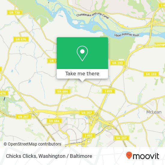 Chicks Clicks map